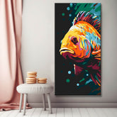 Peacock Eye Cichlid - Painting by Numbers